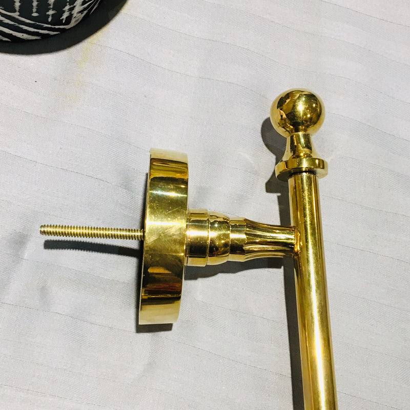 Gold/Silver Plated Brass Towel Holder For Bathroom Accessories (With Screw)