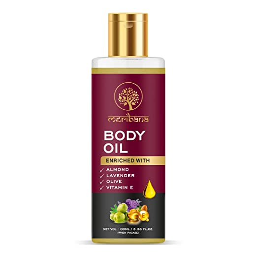 Earth Science Ayurveda Enriched with Sweet Almond/Lavender/Olive & Vitamin-E Body Oil 100 ml