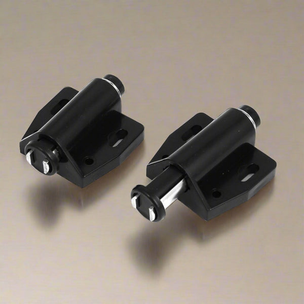 Magnetic Touch Latch, Black Or Brown Cabinet Drawer Magnet Push Open Catch Hardware Pack Of 10 By DH