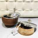 Casserole With Chapati Box Stainless Steel With Steel Bowl Inside SPECIAL COMBO OFFER