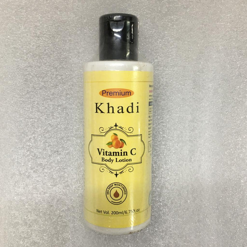 Khadi India Vitamin C & Body Lotion/Moisturizer  (210 ml)