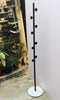 Nordic Style Tree Shaped Coat Stand With Wooden Base With 8 Hangers