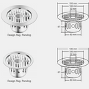 Nirali Baron Floor Drain In Stainless Steel 304 Grade - peelOrange.com