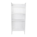 Washing Machine Side Open Bathroom Accessories Storage Shelf in PVC Board By Miza