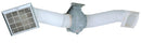 White (DP820 - 55/161) Ceiling Inline Fan By Wadbros