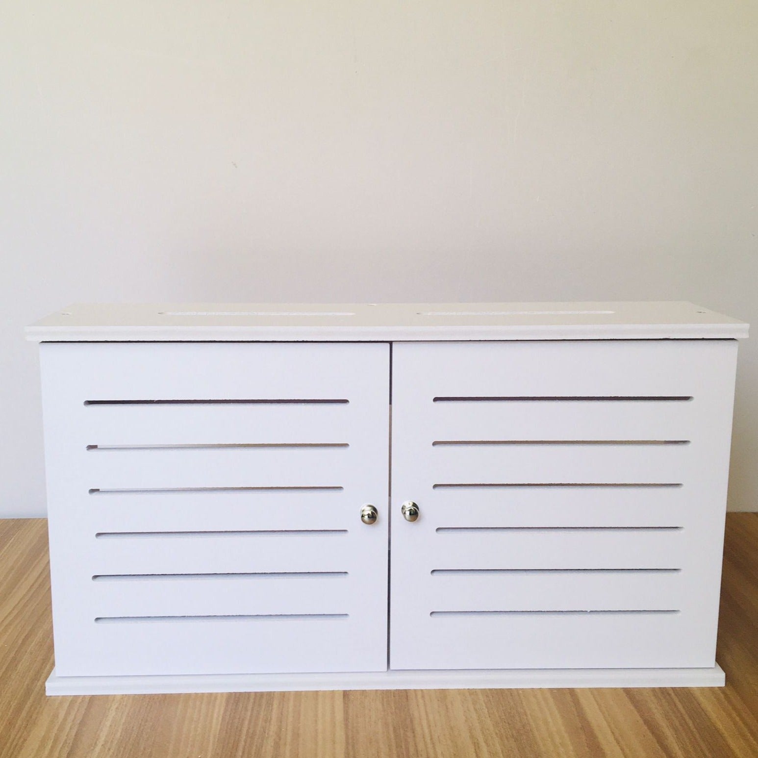 Thoughtfully Designed PVC TV/Wifi Unit/Storage By Miza