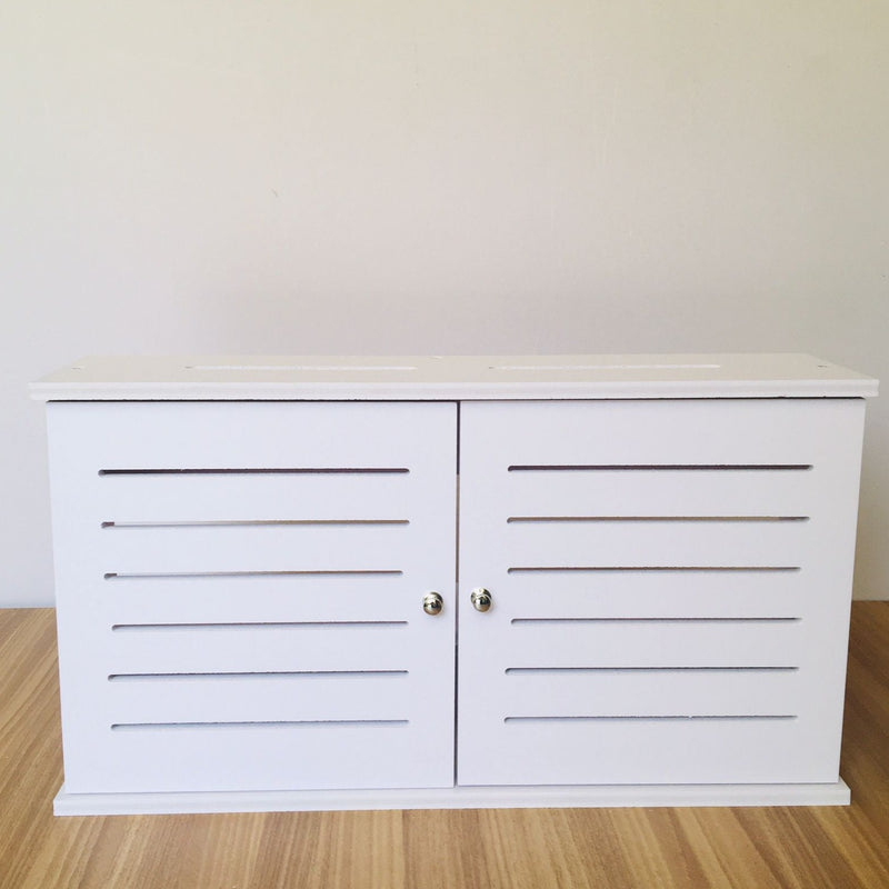 Thoughtfully Designed PVC TV/Wifi Unit/Storage By Miza