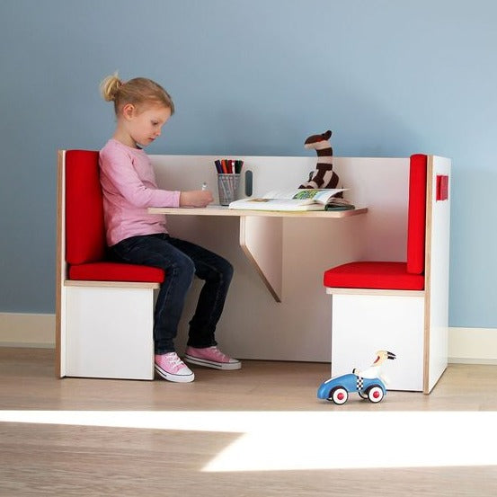 2 Seater Working Table/Study Table/Play Table With Bench For Kids