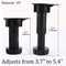 Adjustable Foot Black Cabinet PVC Plastic Legs Pack Of 4 By DH