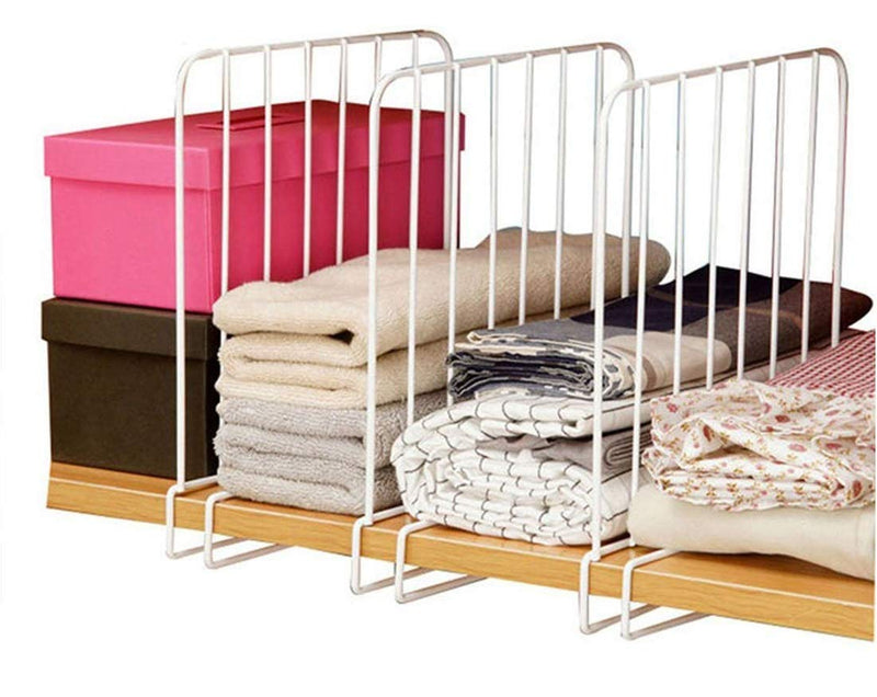 Metal Wardrobe Shelf Divider /Shelf Separators Cloth Organizer Closet Separator 1 Single Partition By AK