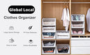 Foldable Pack Of 2 Multipurpose Wardrobe/Cupboard/Almirah Organizer Tray/Shelf Random Color By AK