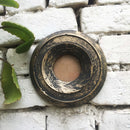 Vintage Wood Round Picture  Frame To Hang On The Wall By HMF