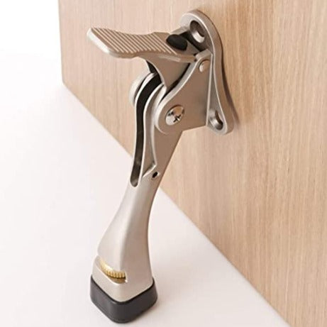 Kickdown Door Stopper With One Touch Adjustable Height And Rubber Tip By DH