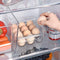 Egg Acrylic Storage Box/ Egg Trays For Refrigerator With Lid & Handles By AK