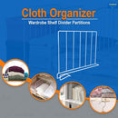 Metal Wardrobe Shelf Divider/Separators Cloth Organizer Set Of 4 By AK