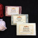 Khadi India ( Pack Of 3 ) Germ Protection Sandal Wood/Donkey Milk/Sandal Soap