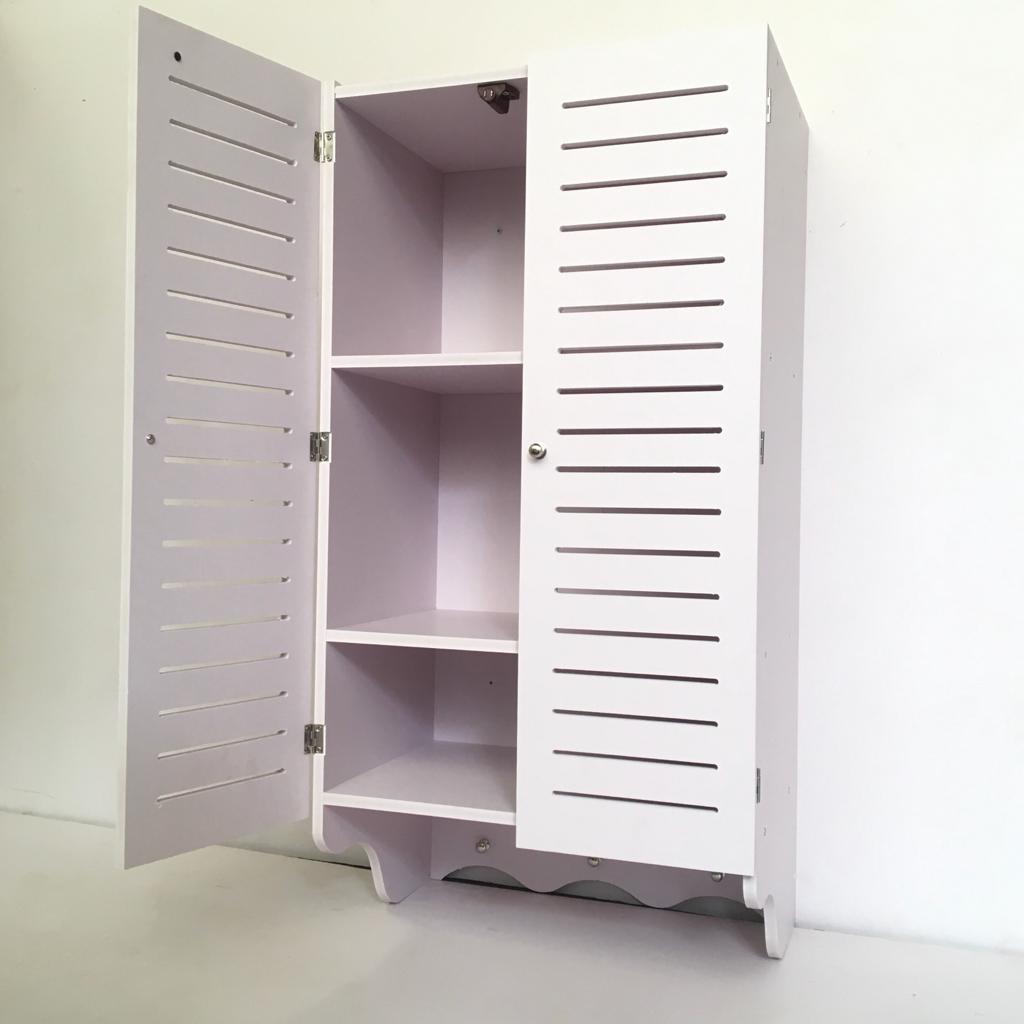 Bathroom WK Wall Mounted PVC Storage Furniture For Bathroom By