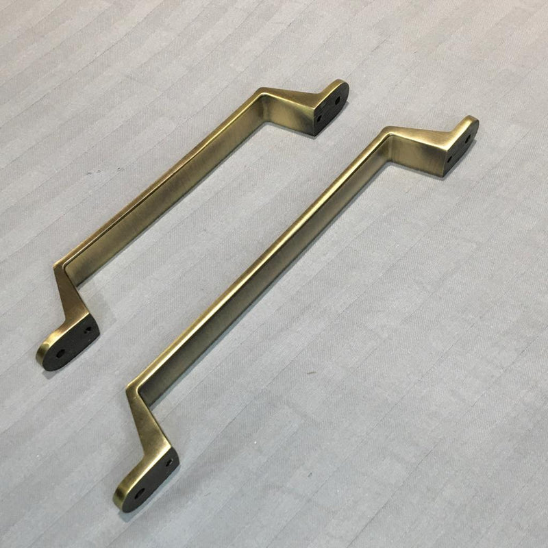 Arc Shape Hexagonal Pattern Metal Silver Tone Door/Cupboard Pull