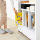 Simple And Stylish Book Shelves With Wheels By Miza