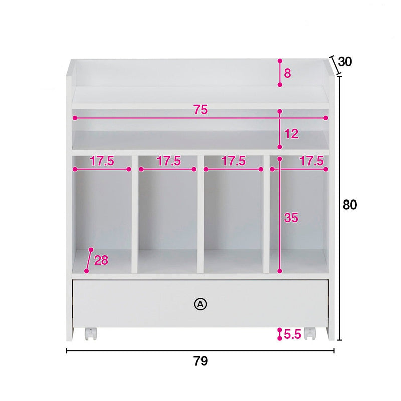 Simple And Stylish Book Shelves With Wheels By Miza