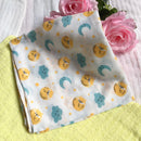 Moon Cat Random Printed Muslin Swaddle Blanket For Baby By MM - 1 Pc