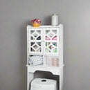 Practical Toilet Storage Shelf And Commode Cabinet By Miza