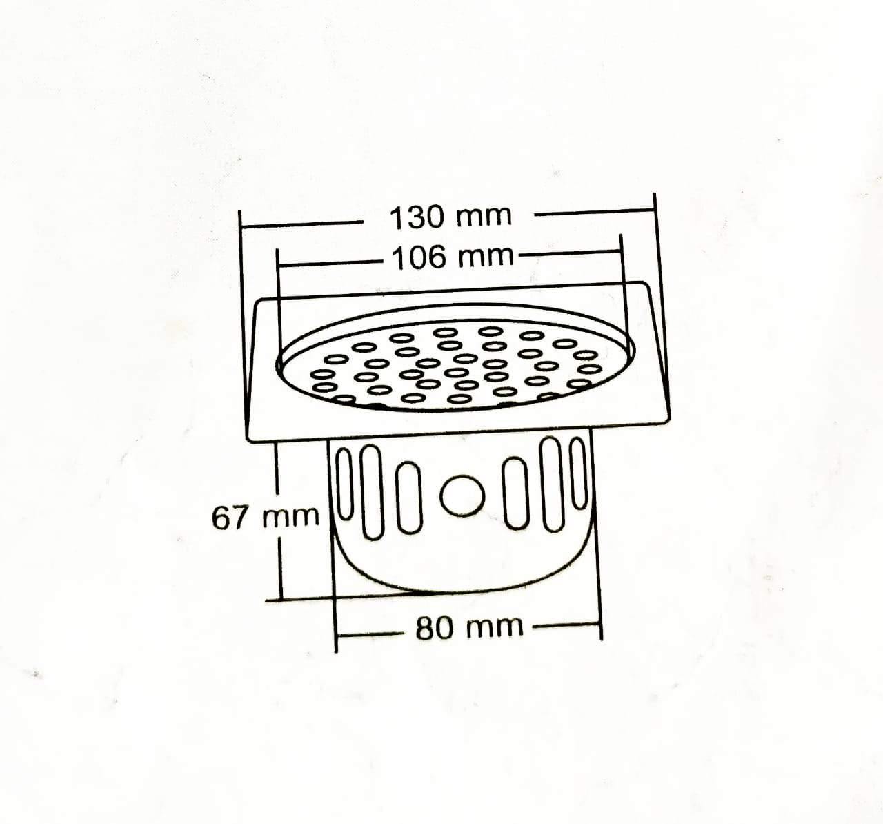 Nirali Arion Anti Cockroach 4 Piece Set Floor Drain Jali In Stainless Steel 304 Grade - peelOrange.com