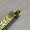 Arc Shape Hexagonal Pattern Metal Silver Tone Door/Cupboard Pull