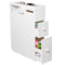 Waterproof PVC Bathroom WC Side Storage Cabinet Racks With Drawer By Miza