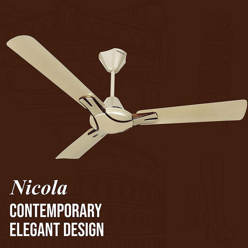 Havells Nicola High Speed with 850 RPM (Gold Mist Copper) Small Ceiling Fan - 1 PC