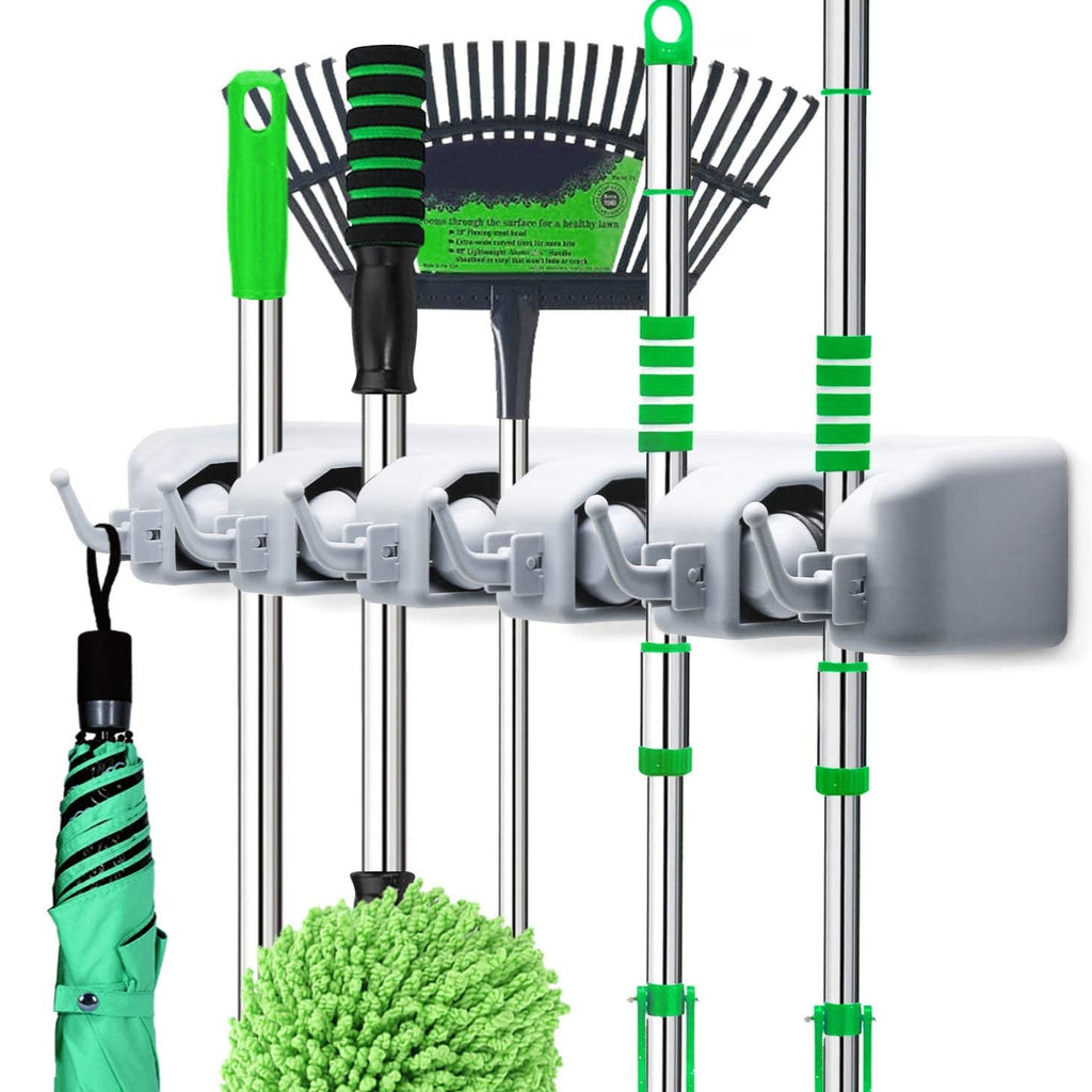 Wall Mounted Mop and Broom Holder By AK – - Main Image