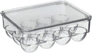 Egg Acrylic Storage Box/ Egg Trays For Refrigerator With Lid & Handles By AK