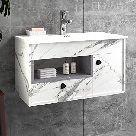 Creative Premium Wall Mounted Washbasin Bathroom Vanity By TGF