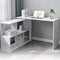 Folding Rotating L - Shaped Corner Desk/Computer Table For Office & Home By Miza