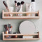 Wooden Wall Shelf For Bathroom Accessories / Kitchen Spice/ Use as Cosmetics Rack By Miza -1 Pc