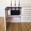 Thoughtfully Designed PVC TV/Wifi Unit/Storage By Miza