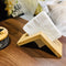 Wooden Pyramid Shape Tissue/Coasters/Napkin Stand/Holder ( With Complementary Coaster ) By Miza