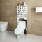 Practical Toilet Storage Shelf And Commode Cabinet With Free Soap Dish By Miza