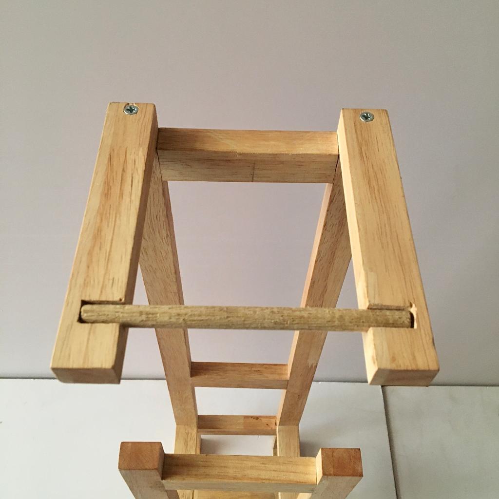 Stylish Wooden Toilet Paper Holder Rack By Miza