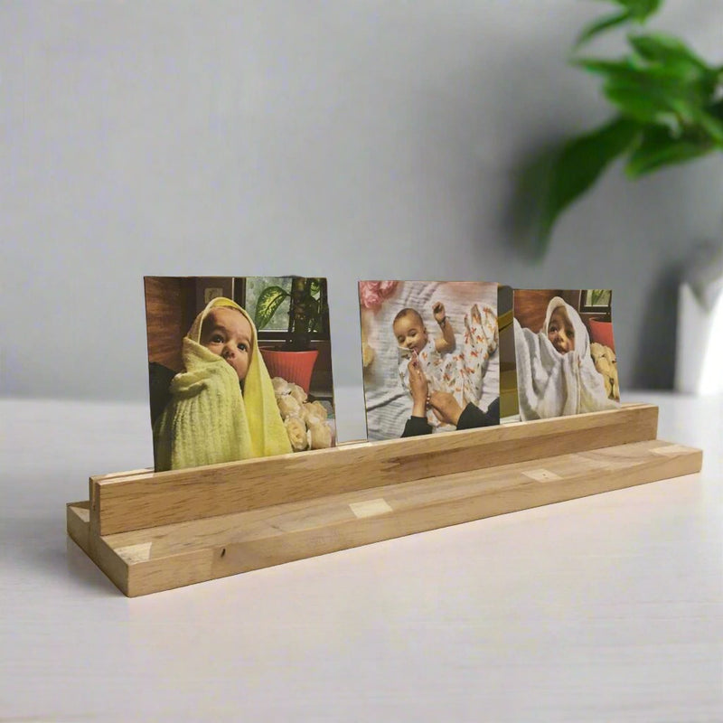 Wooden Plate Stands, Wooden Decorative Plate Stand, Wooden Display Stand,  For Home Decorations, Picture Frame, Easels, Artwork (1pcs, Brown)