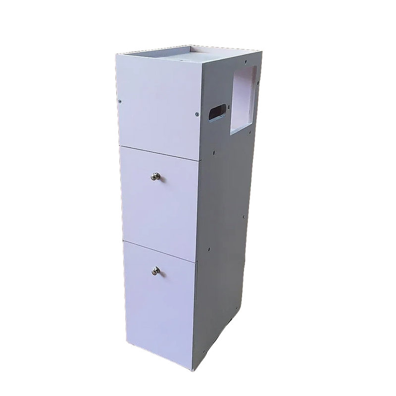 Waterproof PVC Bathroom WC Side Storage Cabinet Racks With Drawer By Miza