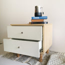 Multi Drawers Box Design Bedside Table/ Sofa Side Table / Coffee Table By Miza