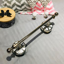 Gold/Silver Plated Brass Towel Holder For Bathroom Accessories (With Screw)