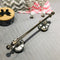Gold/Silver Plated Brass Towel Holder For Bathroom Accessories (With Screw)