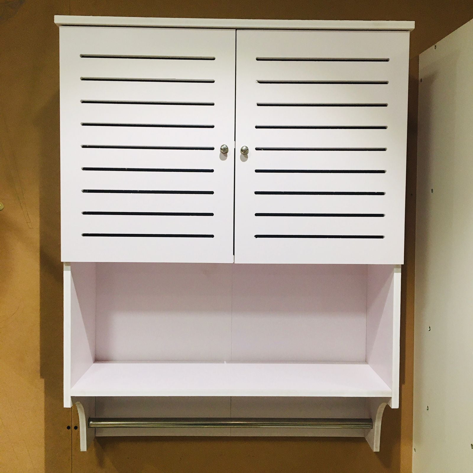 PVC High Quality Bathroom & Kitchen Wall Hung Storage By Miza