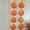 Round Decorative Jhaalar/Latkan For Festive Wedding Wall Hanging Pack of 1 By CC