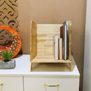 Tabletop Book Rack Wooden Organizer By Miza