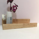 Floating Ledge Shelf For Planter/Artefacts On Wall ( With Complementary Coaster ) By Miza
