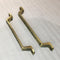 Arc Shape Hexagonal Pattern Metal Silver Tone Door/Cupboard Pull