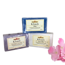 Khadi India ( Pack Of 3 ) Evergreen Mint/Rosemary Lavender/Goat Milk Soap